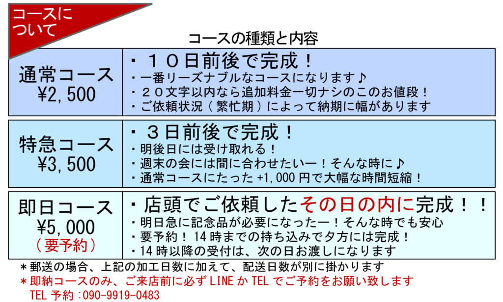 名入れ　即日　東京　秋葉原　都内　刻印　時計　指輪　プレゼント　記念品　